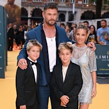 Chris Hemsworth and Elsa Pataky  with Tristan Hemsworth (L) and Sasha Hemsworth
