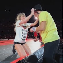 Oliver Mills, the fan who received Taylor Swift's hat second night Eras tour melbourne