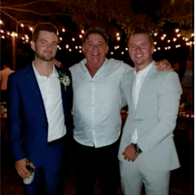 Mr Barber is desperate to see Scott (right) and said he's willing to try anything. 