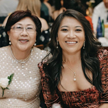 Tracy Vo with her mum