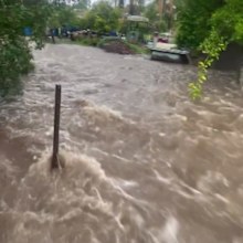 Wild storms Queensland