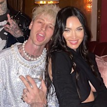 Machine Gun Kelly, birthday party, guests, Travis Barker, Kourtney Kardashian, Megan Fox