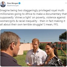 Piers Morgan tweeted about the ITV documentary