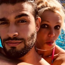 Britney Spears and boyfriend Sam Asghari.