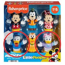 Donald and Daisy duck figures have been recalled by Mattel due to fears their heads could seperate from their body and cause children to choke.
