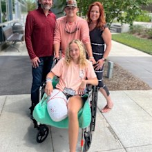 A teenager who was mauled by a shark has revealed how her brother saved her life by punching the creature.High school cheerleader Addison Bethea lost part of her leg after the attack by the 2.7m shark in Florida.