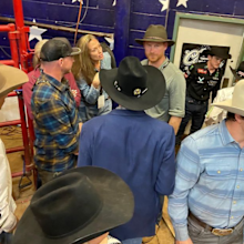 Prince Harry attends a rodeo in Texas