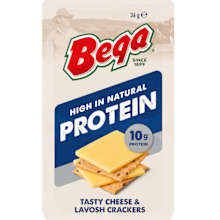 Bega High Protein Cheese & Lavosh Crackers 36g