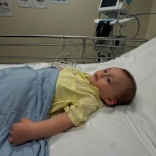 erin mcnaught son obi brain tumour surgery recovery