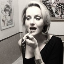 Margot Muraszkiewicz gets ready for a TV wrap party in 2012.