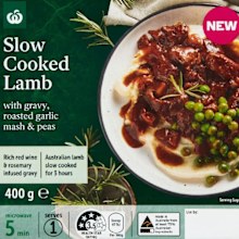 woolworths lamb and mashed potato