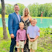 Lesley Swick Van Ness and her family.