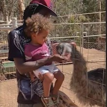 Brian Bwoga with son Zaza Bwoga 