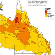 Heatwave for Queensland.