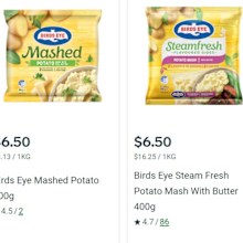 frozen mashed potato