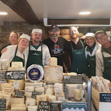 Hugh Jackman at cheese shop in UK 