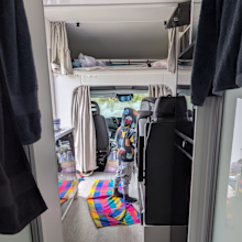 The bunk area was a big hit with the kids.