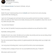 Working mother slams troll who says she looked 'tired'