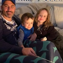 Jimmy Kimmel with kids Billy and Jane.