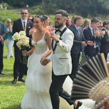 Britt Martin attends Williams wedding