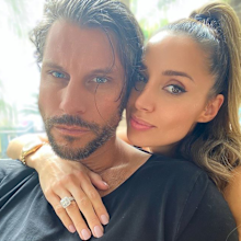 Sam Wood with his wife SSam