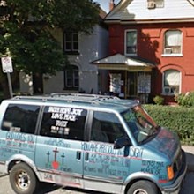 Image of the minivan belonging to Peter Wald