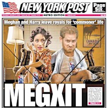 Prince Harry Meghan Markle New York Post front page