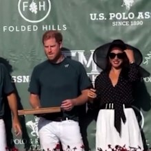 Meghan and Harry polo