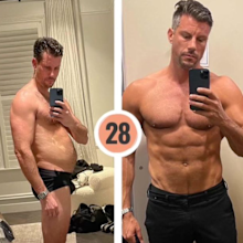 Sam Wood before and after