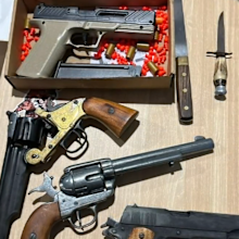 Items allegedly found in his Bindoon home during police raid