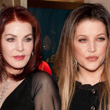 Priscilla Presley and Lisa Marie Presley 