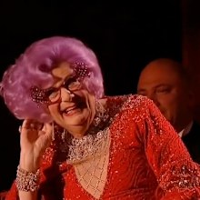 Dame Edna crashes royal box at 2013 Royal Variety Performance