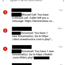 If you get a message that looks like this delete it immediately. 