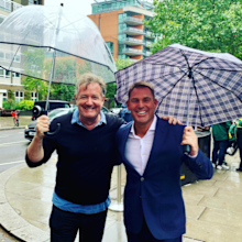 Piers Morgan and Shane Warne.