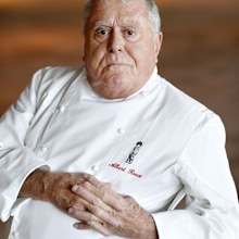 Albert Roux, seen here in the Aviva Stadium on November 14, 2013, was the founder of Britain's first Michelin-starred restaurant, Le Gavroche