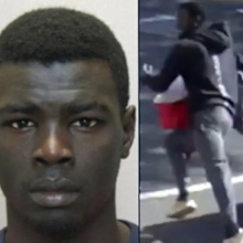 Michael Angok was arrested at Seven Hills in Sydney's west this afternoon.