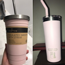 Another shopper prefers a different brand of smoothie cup.