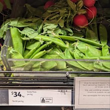 cost of snow peas melbourne