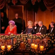 Dame Edna crashes royal box at 2013 Royal Variety Performance