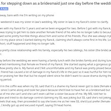 The woman has explained her ordeal on Reddit, asking for opinions on how she chose to handle it.