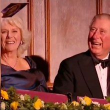 Dame Edna crashes royal box at 2013 Royal Variety Performance