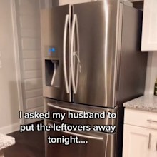 Woman encouraged to 'throw away her husband' over food storage fiasco