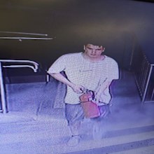 Police are searching for a man aged in his early 20s over the fire extinguisher attack at Sylvania McDonald's at the weekend.