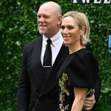 LONDON, ENGLAND - JUNE 13: Mike Tindall and Zara Tindall attend the "Federer: Twelve Final Days" Special Screening at the Odeon Luxe Leicester Square on June 13, 2024 in London, England. (Photo by Kate Green/Getty Images)