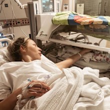 Premmie baby after birth