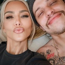 Kim Kardashian and Pete Davidson