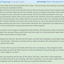 She has explained her dilemma, wondering what she should do about it.