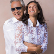 Andrea Bocelli and his wife Veronica.