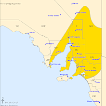 The warning area. (BoM)