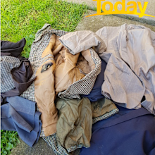 Paul's daughter Lydia claimed she had to air the clothes outside for a week before she could wash them.